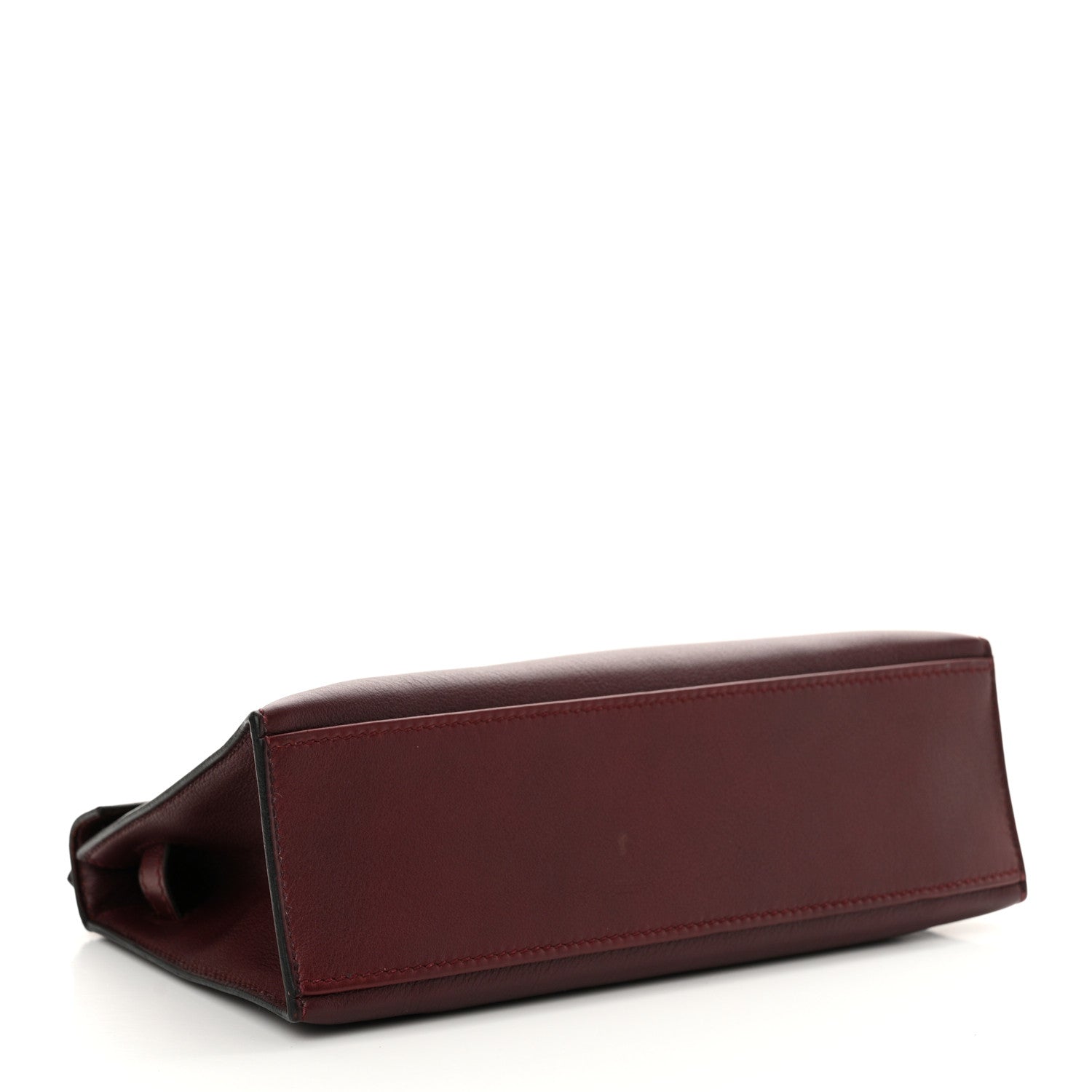 Hermes Evergrain Kelly Pochette Clutch Prune 4 of 9