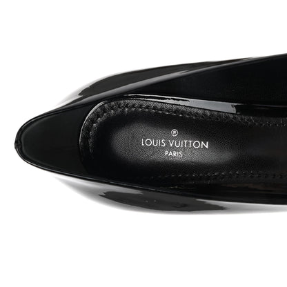 Louis Vuitton Patent Madeleine Pumps 38 Black 7 of 8