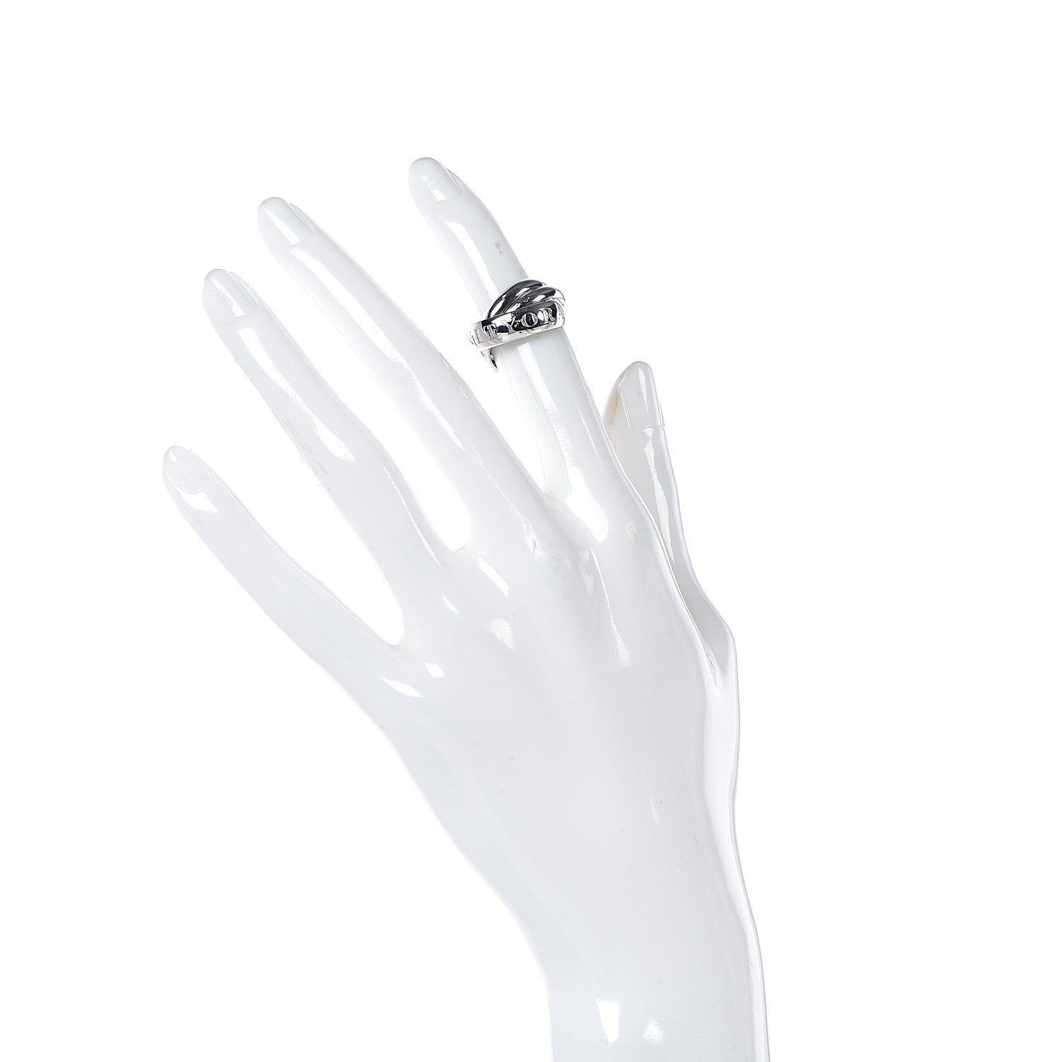 Cartier 18K White Gold 98 Xmas Limited Trinity Ring 48 4.5 2 of 4