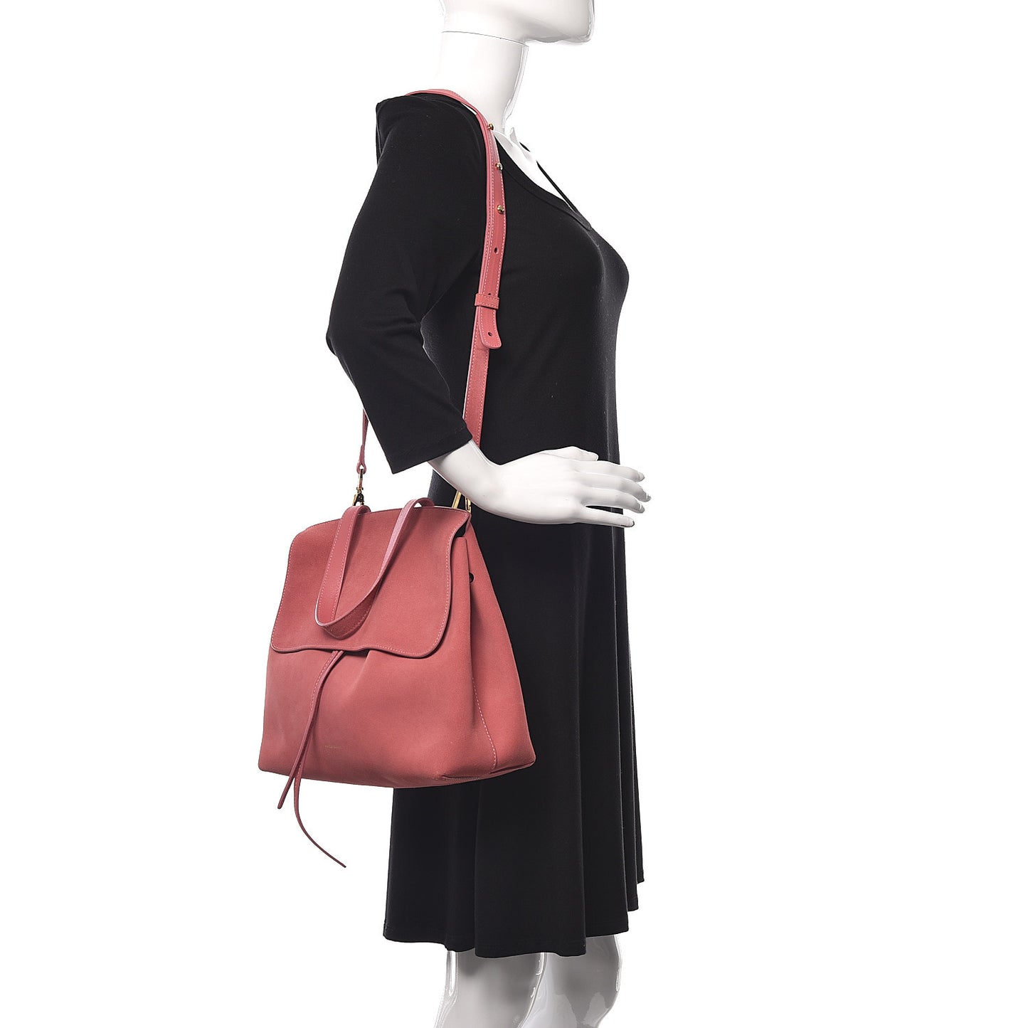 Suede Lady Bag Blush