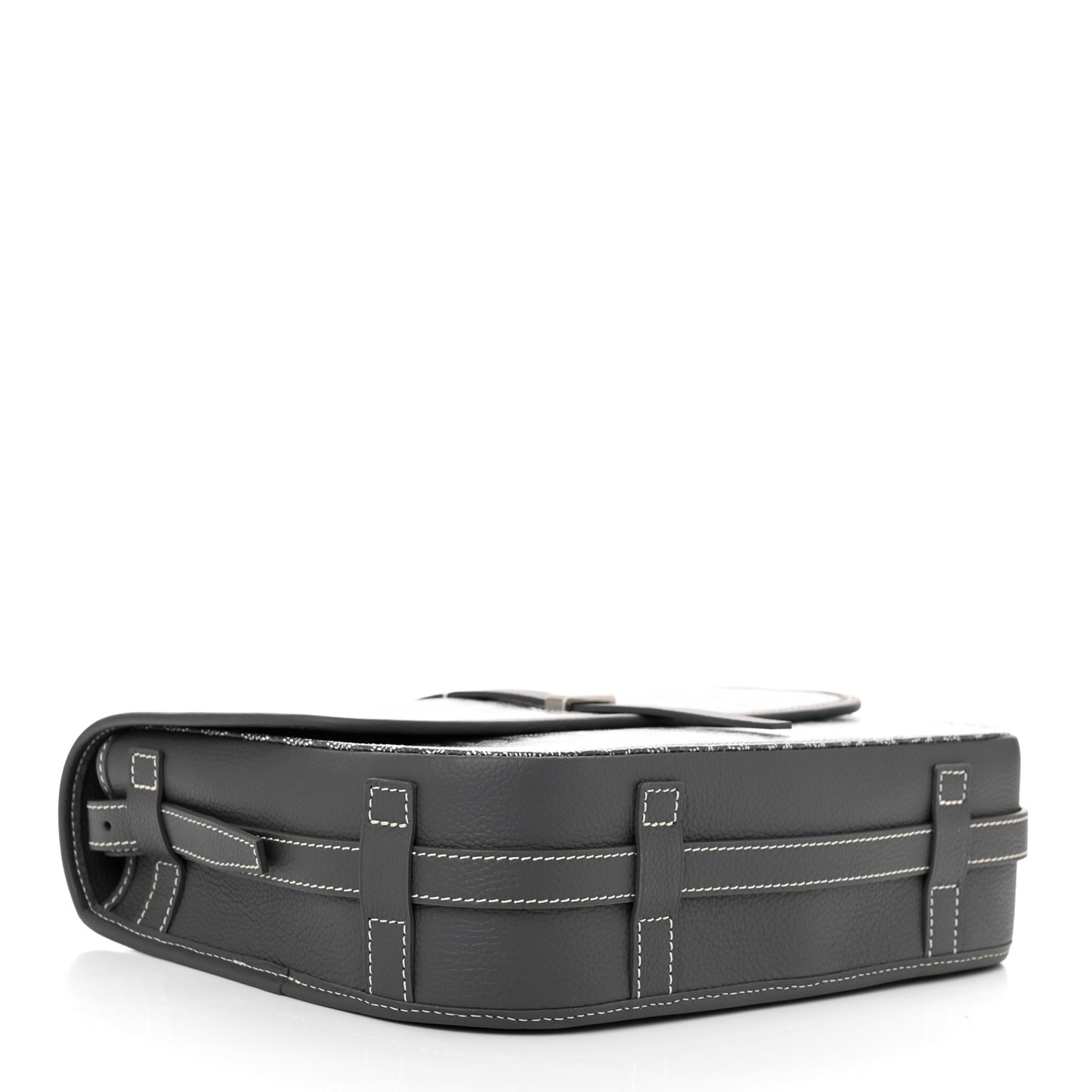 Goyardine Belvedere II MM Messenger Bag Grey