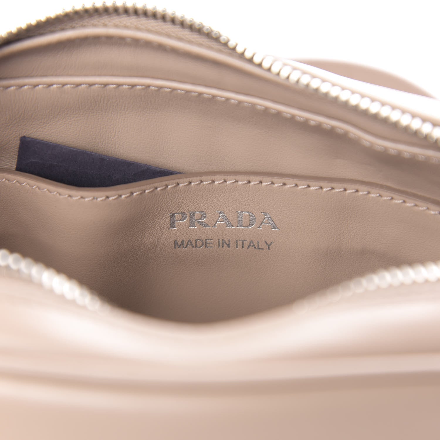 Prada Soft Calfskin Impunture Diagramme Belt Bag Cipria 5 of 8