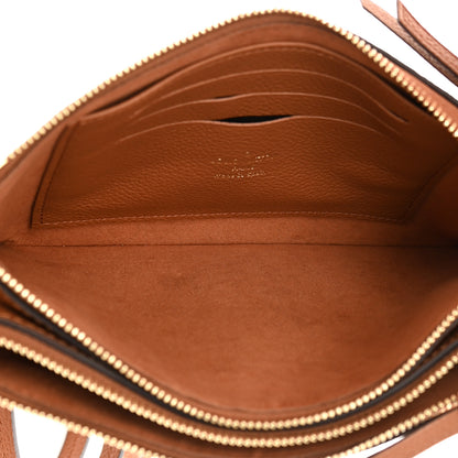 Louis Vuitton Empreinte Monogram Giant Double Zip Pochette Caramel 6 of 12