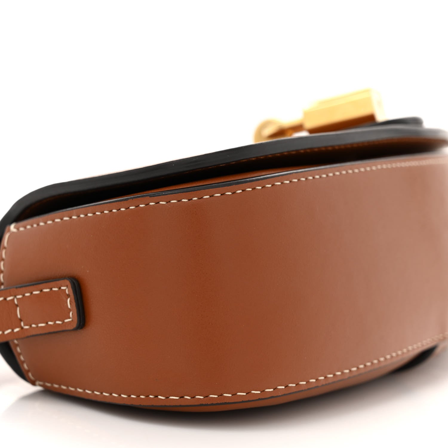 Celine Smooth Calfskin Tabou Clutch On Strap Tan 9 of 12