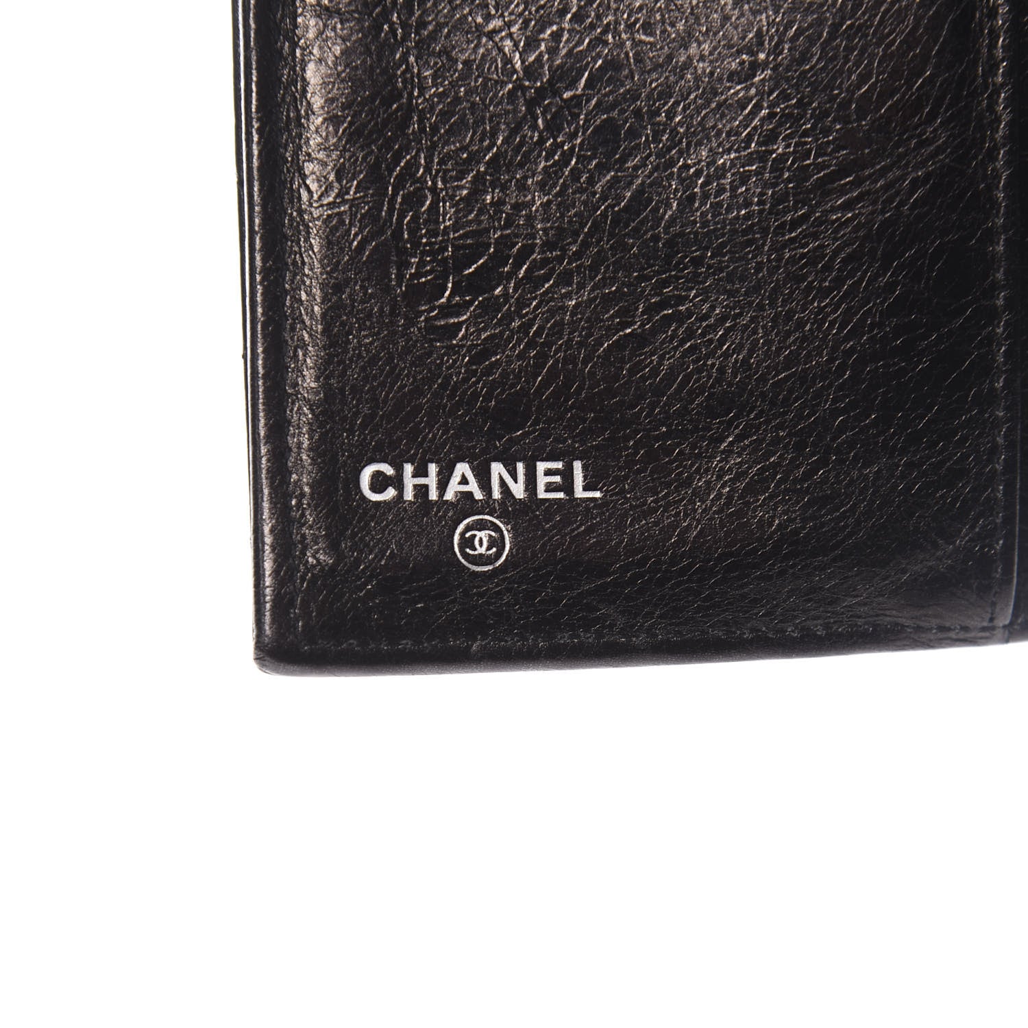 Chanel Glazed Calfskin Quilted Reissue Long Flap Wallet Black 6 of 9