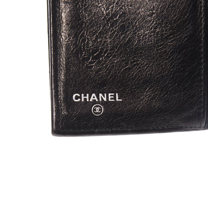 Chanel Glazed Calfskin Quilted Reissue Long Flap Wallet Black 6 of 9