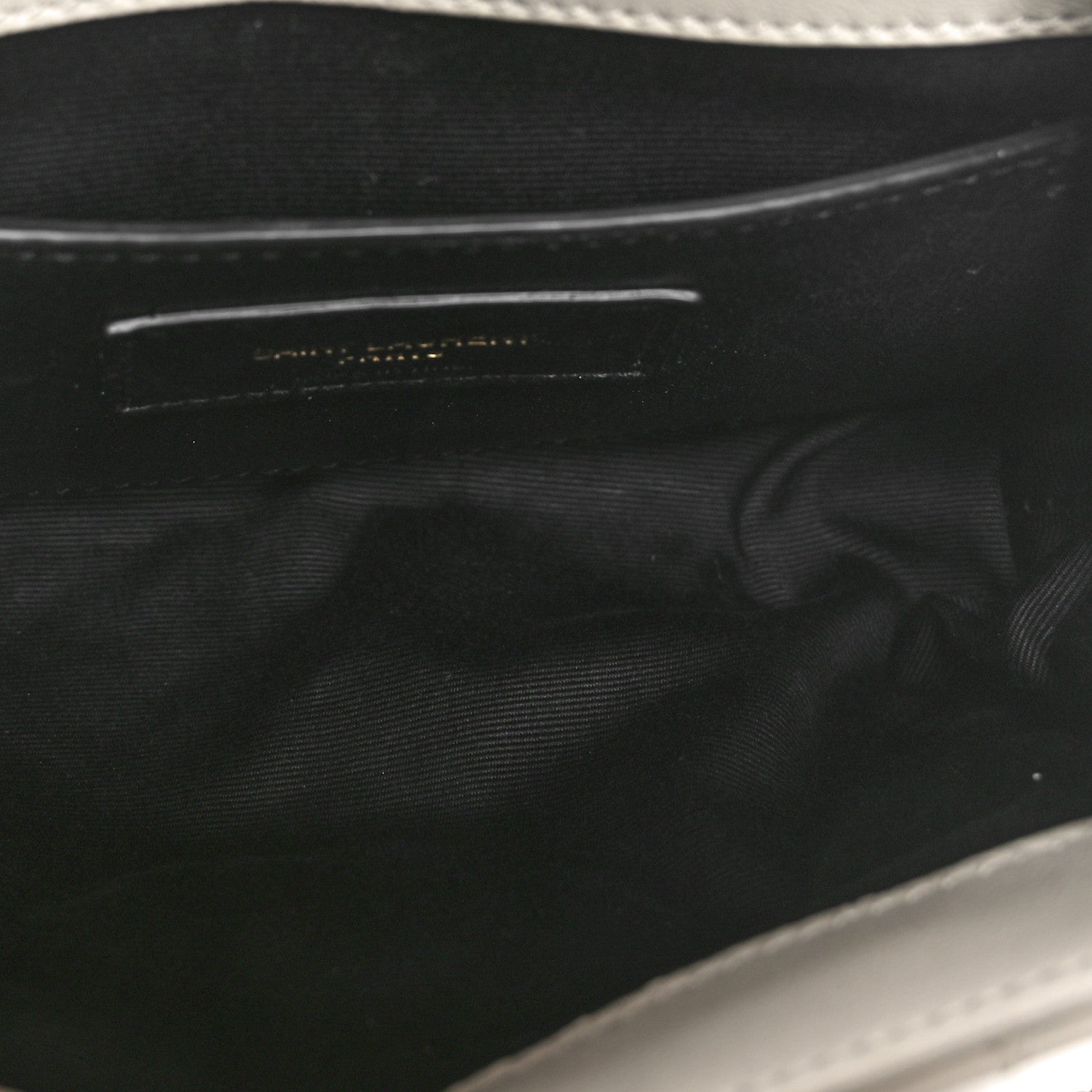 Saint Laurent Lambskin Quilted Monogram Mini Nolita Blanc Vintage 5 of 10