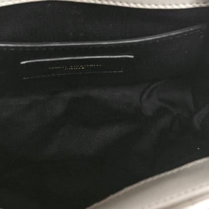 Saint Laurent Lambskin Quilted Monogram Mini Nolita Blanc Vintage 5 of 10
