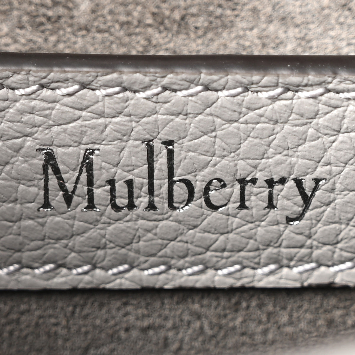Mulberry Small Classic Grain Calfskin Small Amberley Satchel Pale Grey 5 of 9