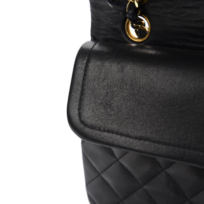 Chanel Lambskin Quilted Small Double Flap Black 9 of 13