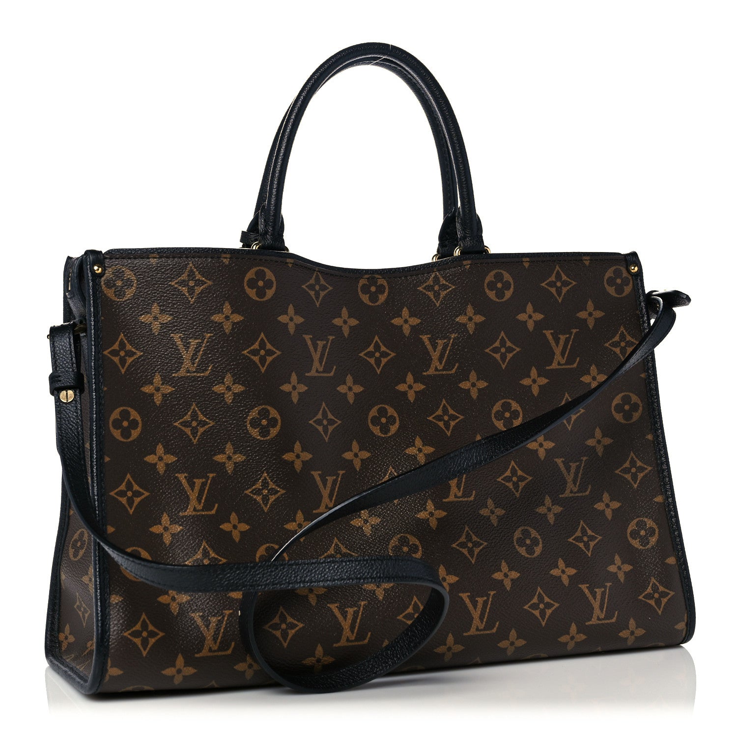 Louis Vuitton Monogram Popincourt MM Black 3 of 11