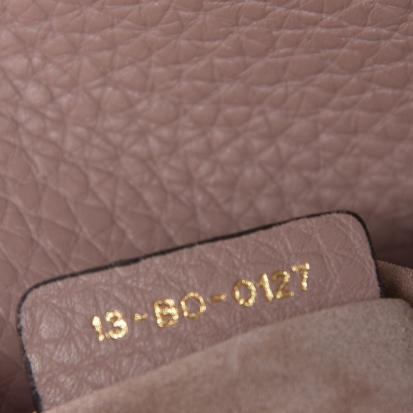 Grained Calfskin Medium Diorama Flap Bag Nude
