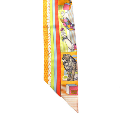 Hermes Silk Twilly Grand Theatre Nouveau Soleil 2 of 4