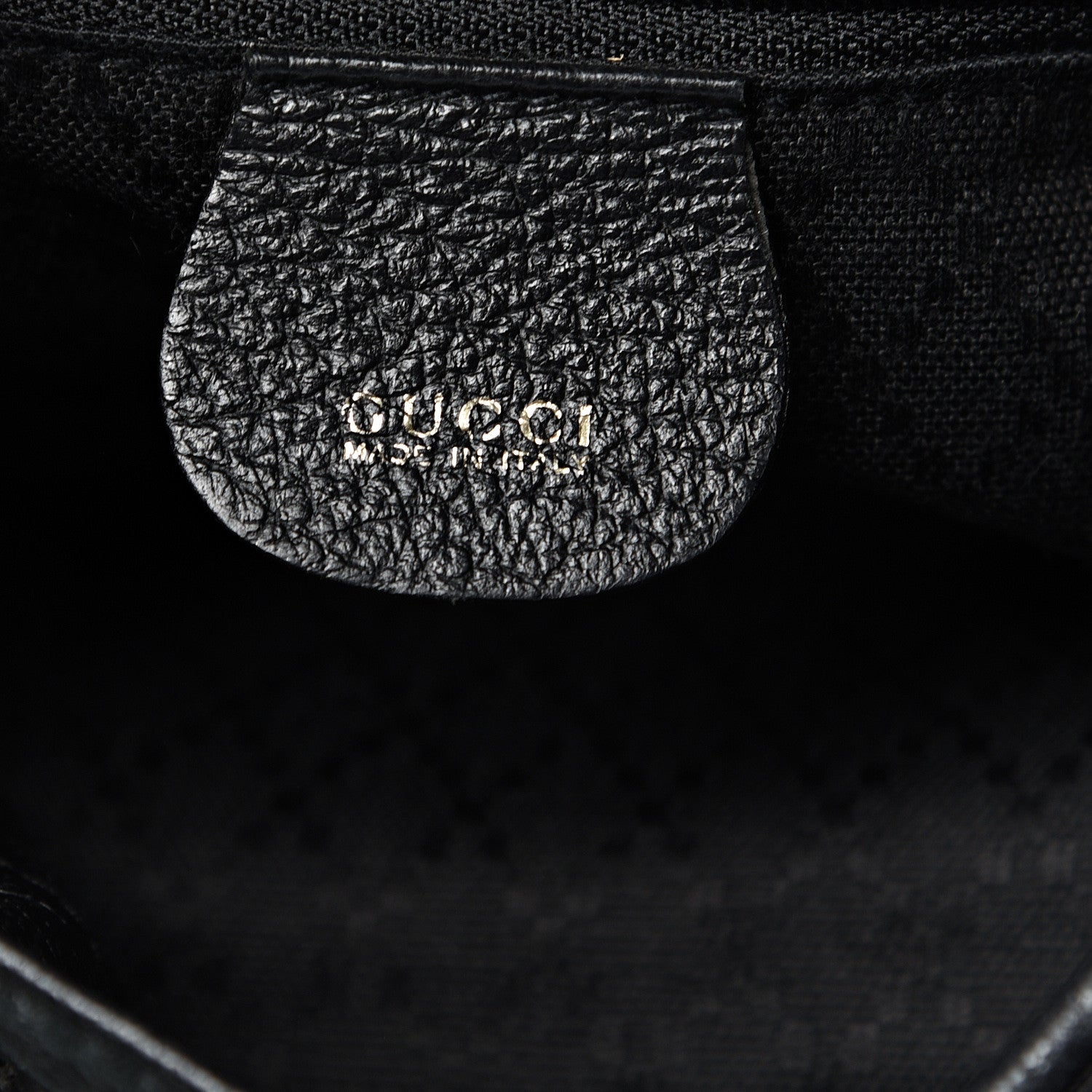 Gucci Calfskin Suede Bamboo Backpack Black 5 of 10
