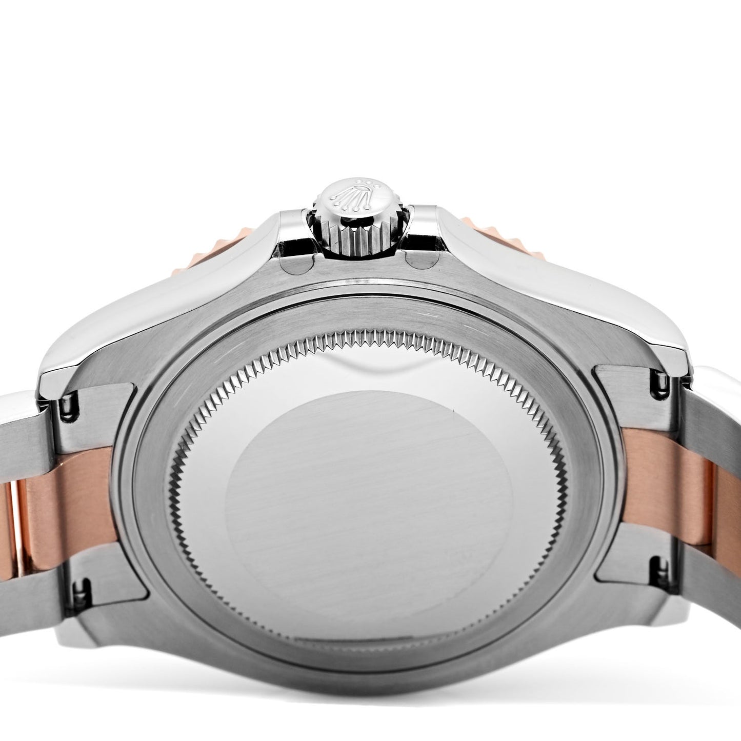 Stainless Steel 18K Everose Gold 37mm Yacht-Master Watch Black 268621