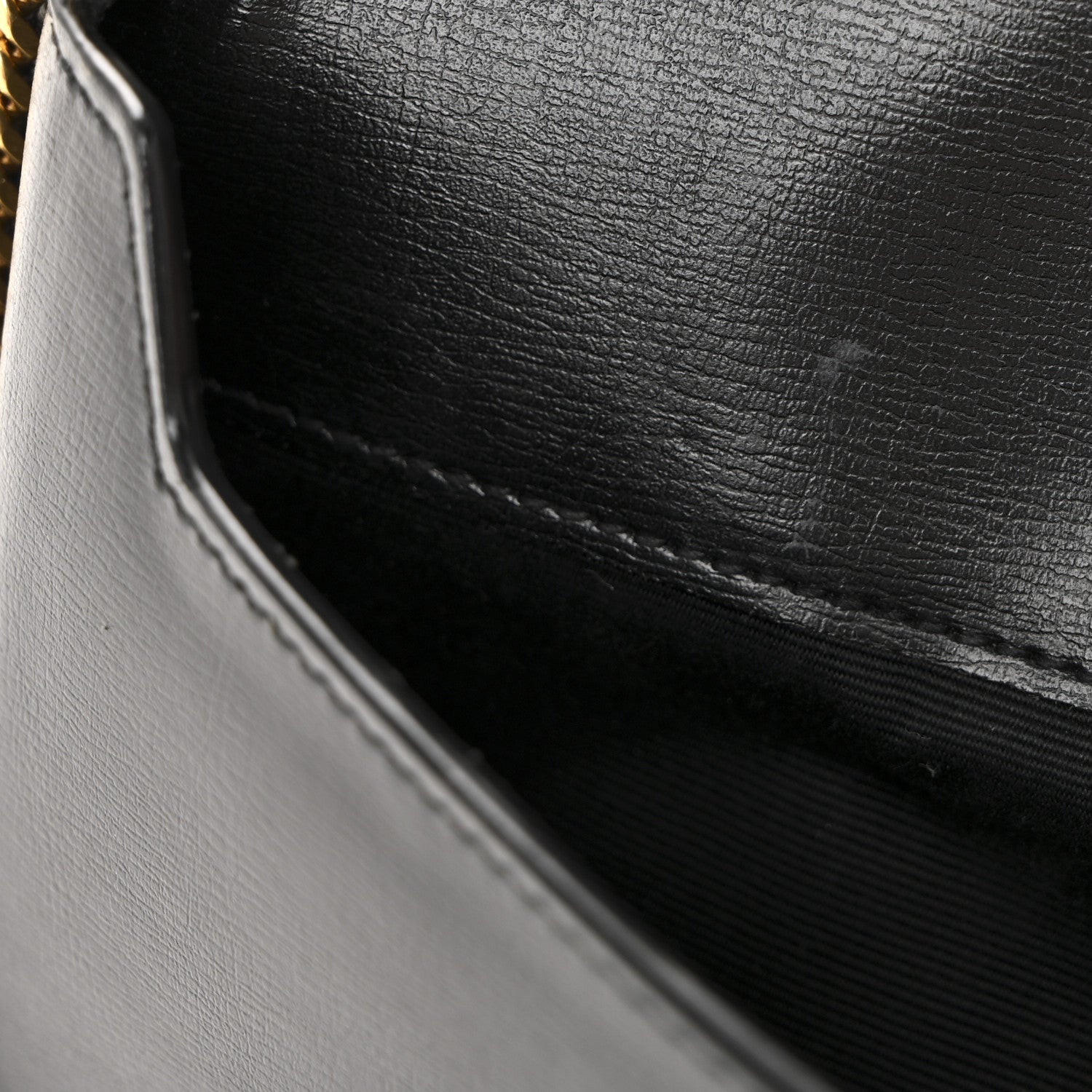 Saint Laurent Smooth Calfskin Monogram Phone Holder Crossbody Black 11 of 13