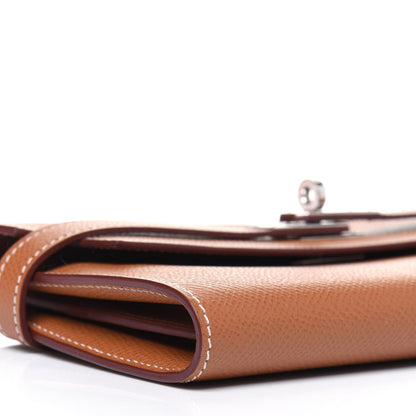 Hermes Epsom Kelly Longue Wallet Gold 9 of 13