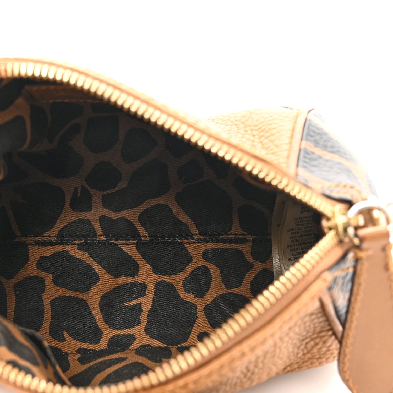 Burberry Grainy Calfskin Animal Print Mini Blaze Crossbody Bag Brown 5 of 14