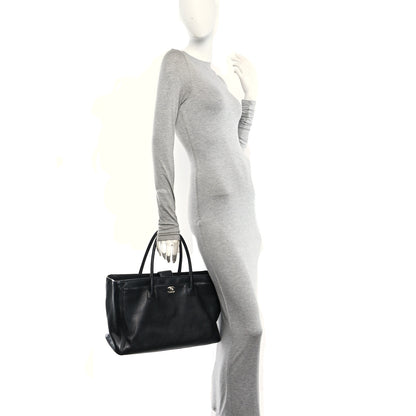 Chanel Calfskin Cerf Shopper Tote Black 2 of 10