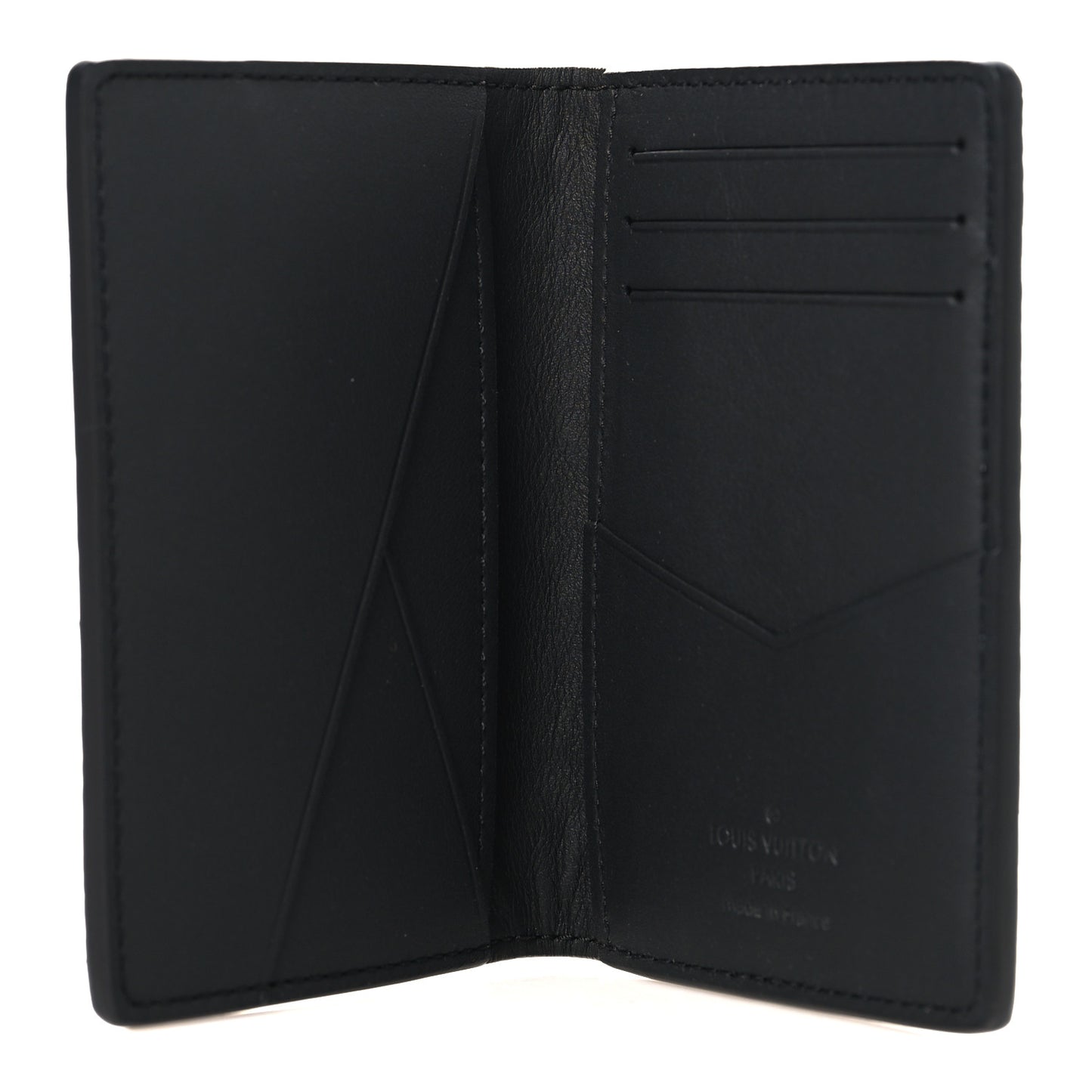 Taurillon Monogram Pocket Organizer Black