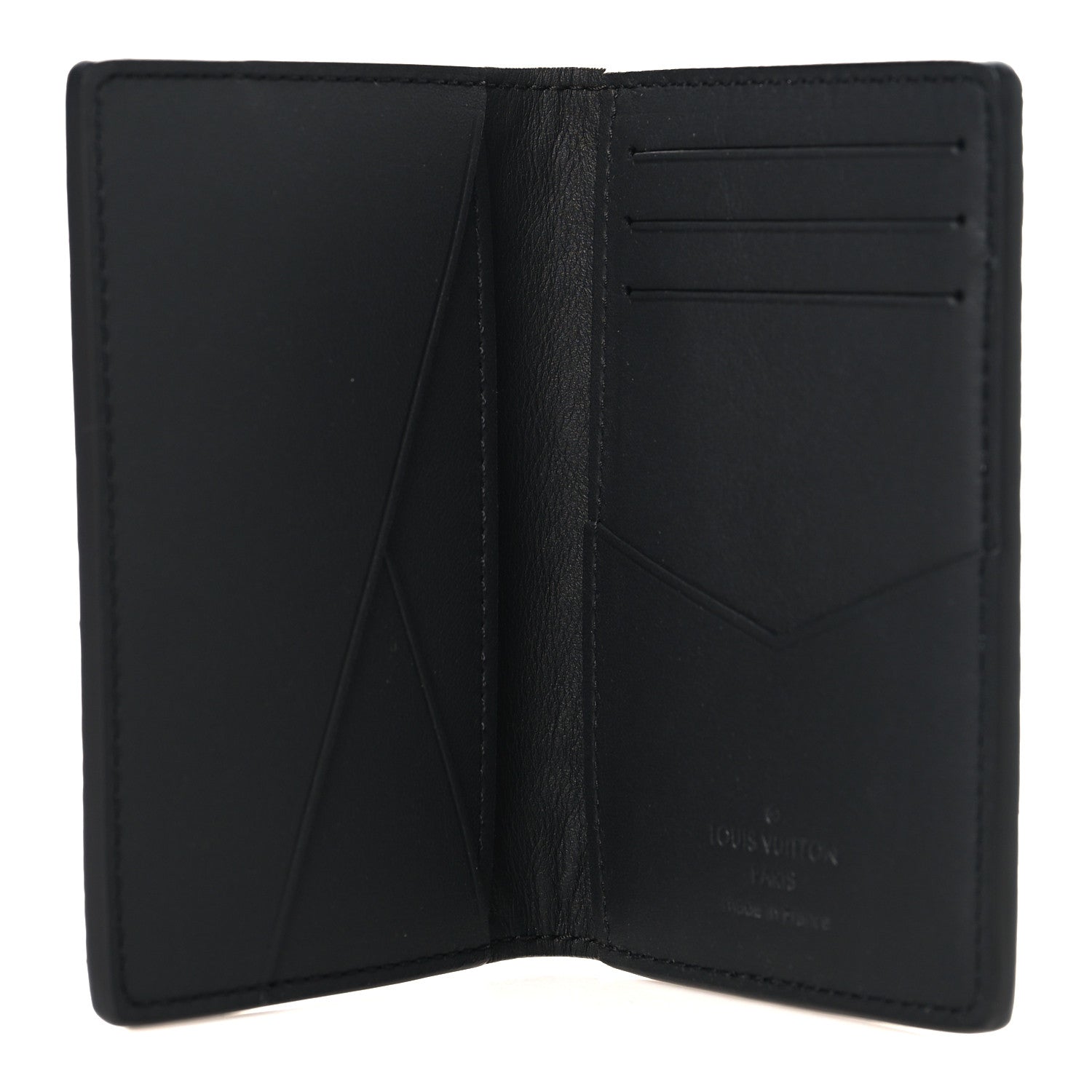 Louis Vuitton Taurillon Monogram Pocket Organizer Black 5 of 7