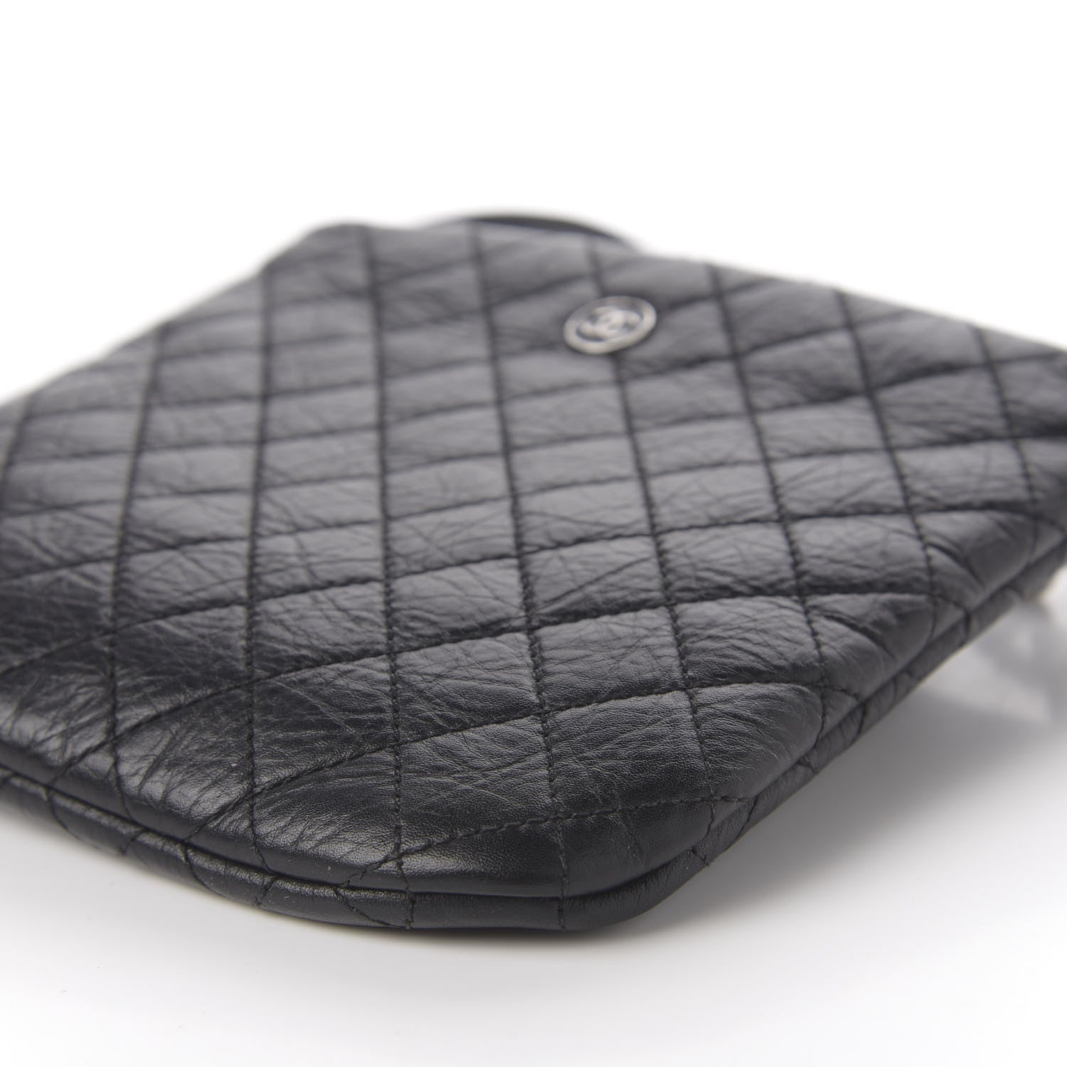 Chanel Calfskin Quilted Crossbody Bag Black 11 of 12