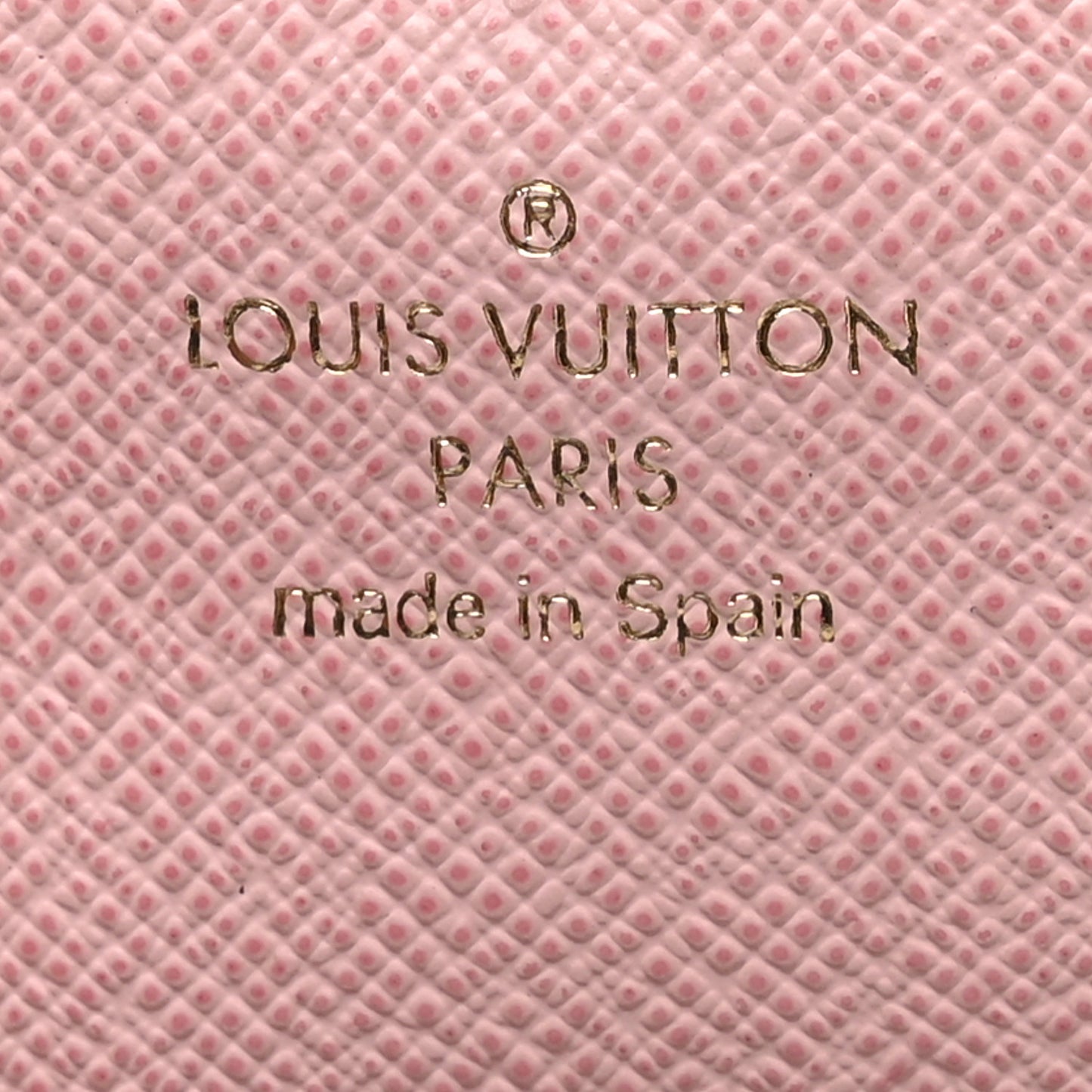 Monogram Emilie Wallet Rose Ballerine