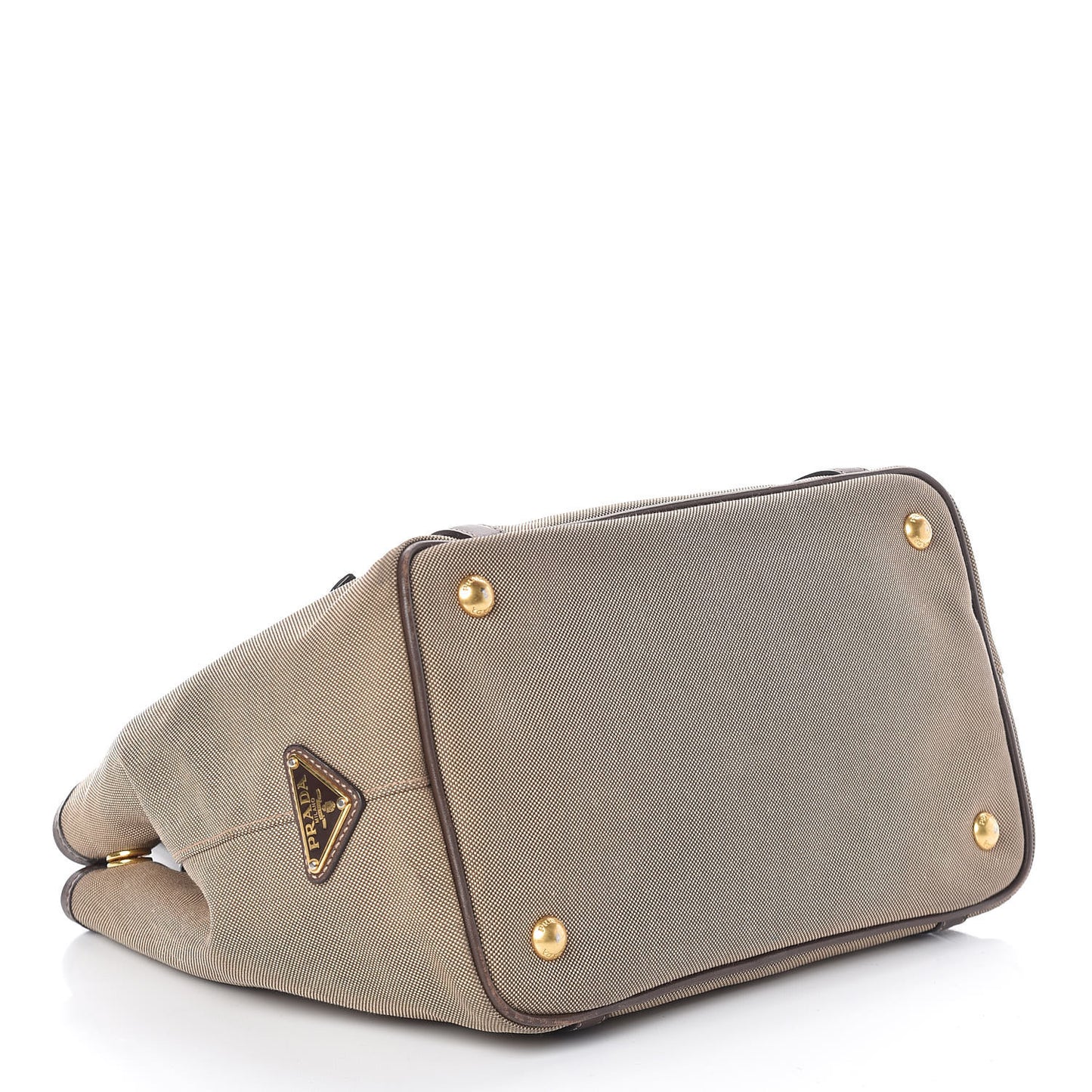 Jacquard Logo Tote Brown