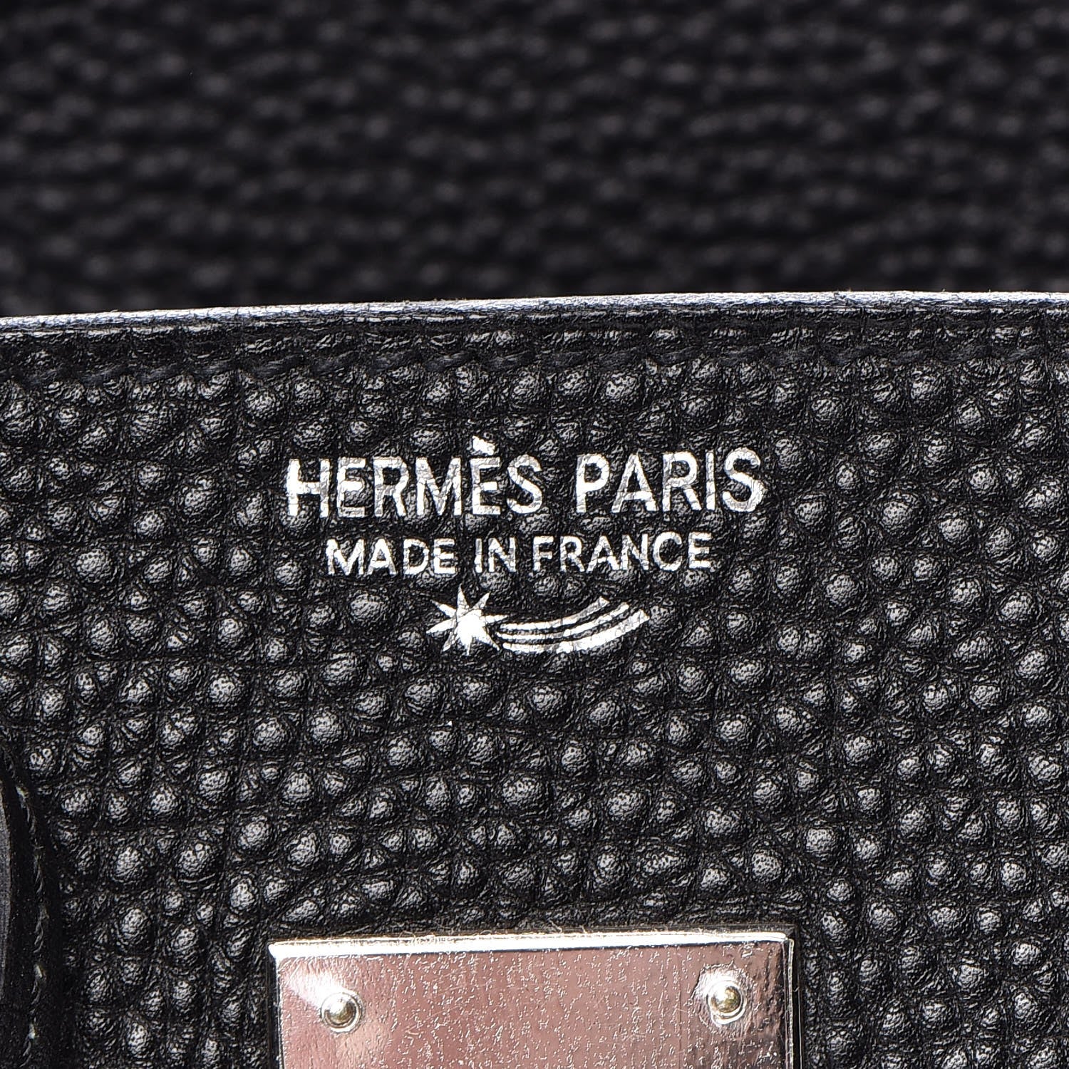 Hermes Taurillon Clemence Birkin 35 Black 16 of 39