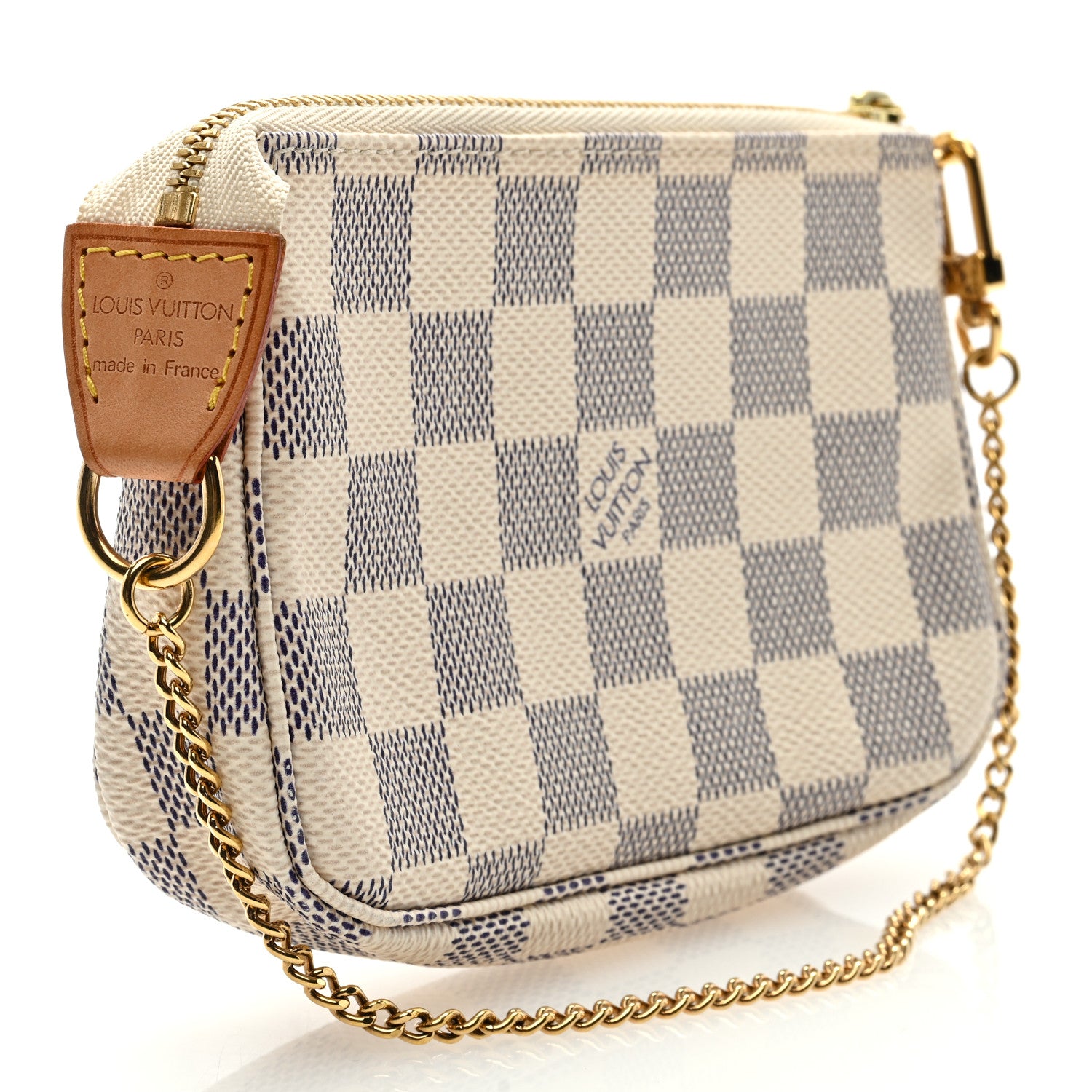 Louis Vuitton Damier Azur Mini Pochette Accessories 2 of 8
