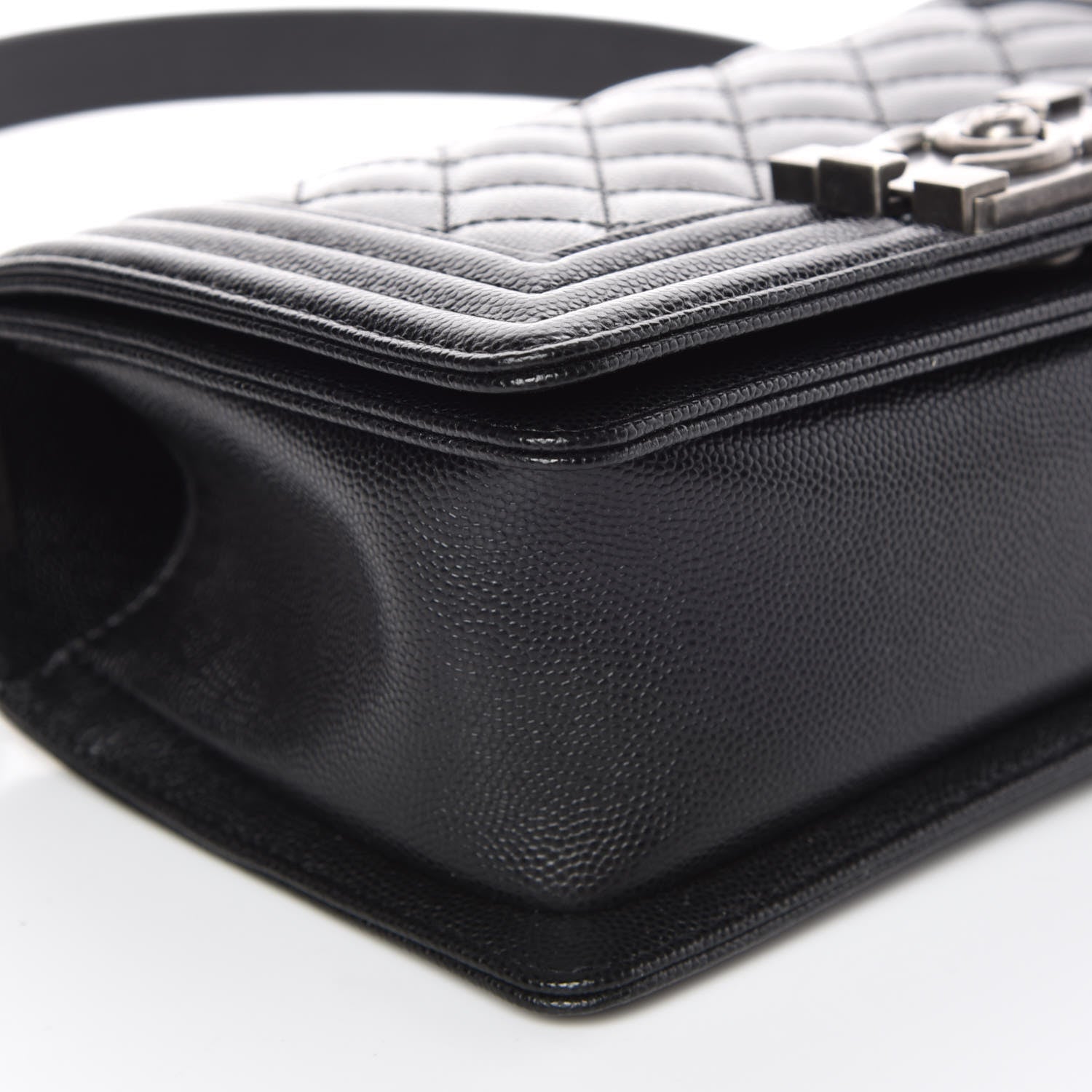 Chanel Caviar Quilted Small Boy Flap Black 8 of 10
