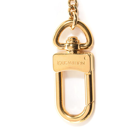 Louis Vuitton Metal Pochette Extender Key Ring Chain Gold 3 of 5