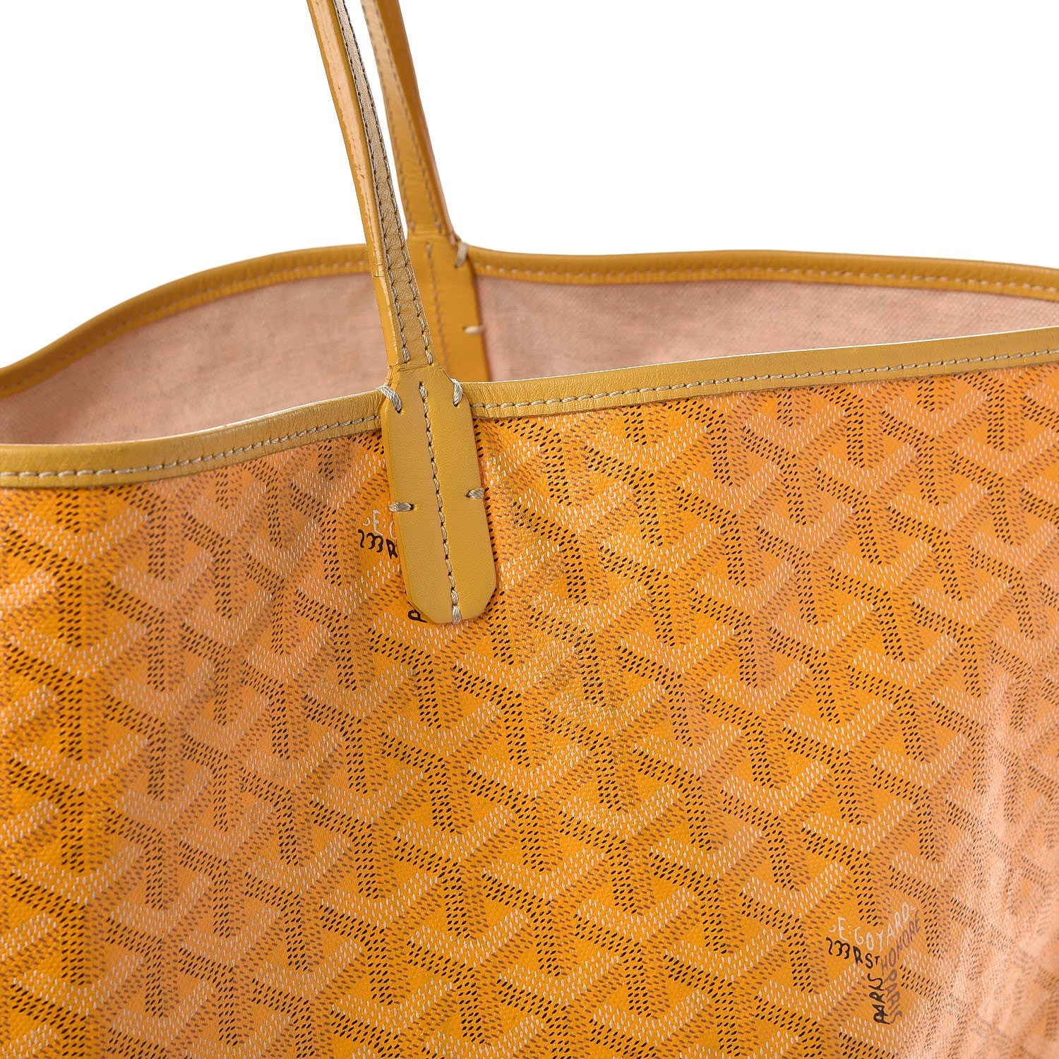 Goyard Goyardine Saint Louis GM Yellow 16 of 16