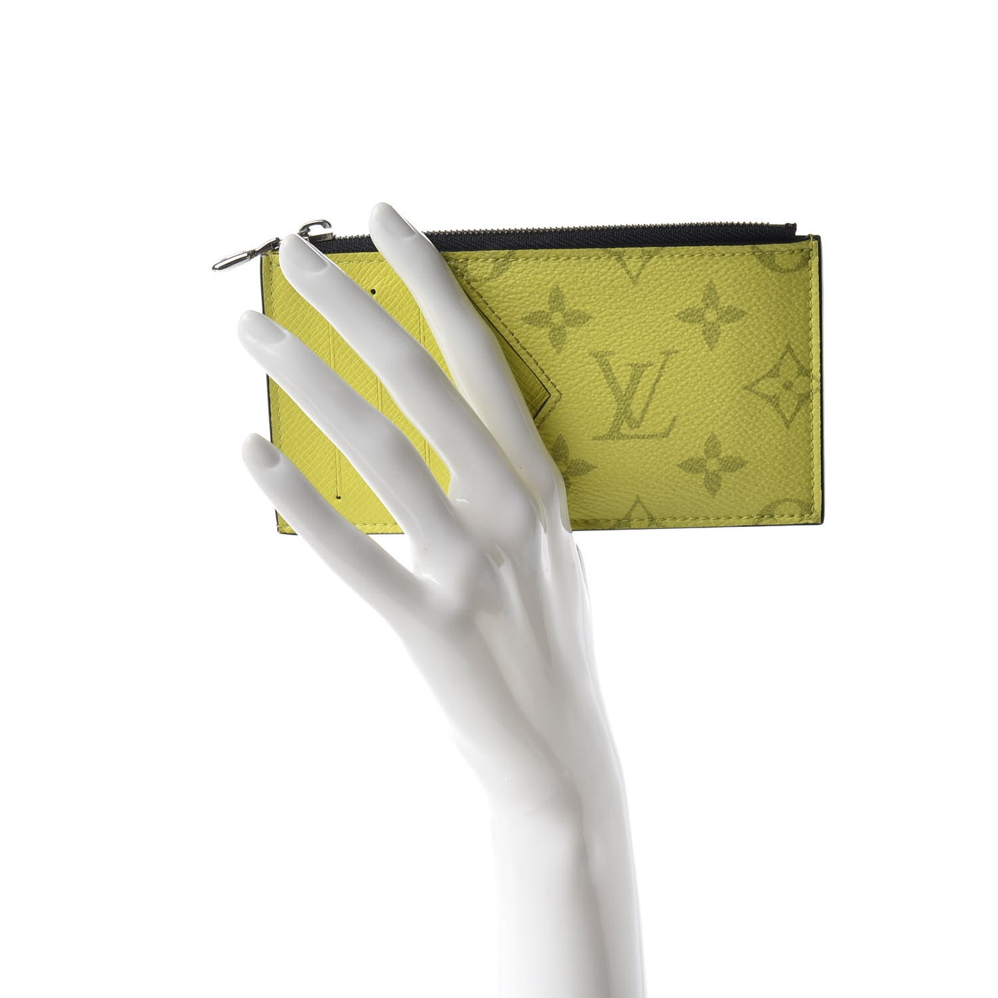 Monogram Taiga Coin Card Holder Yellow