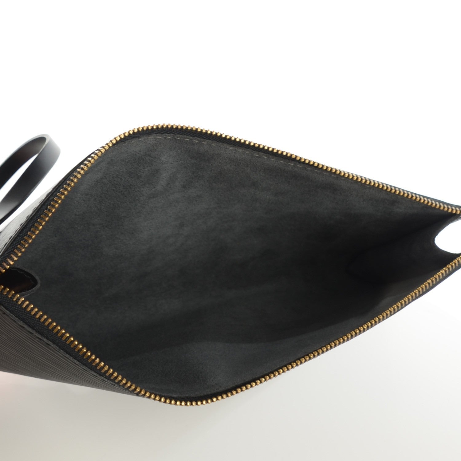 Louis Vuitton Epi Pochette Accessories 24 Black 5 of 7