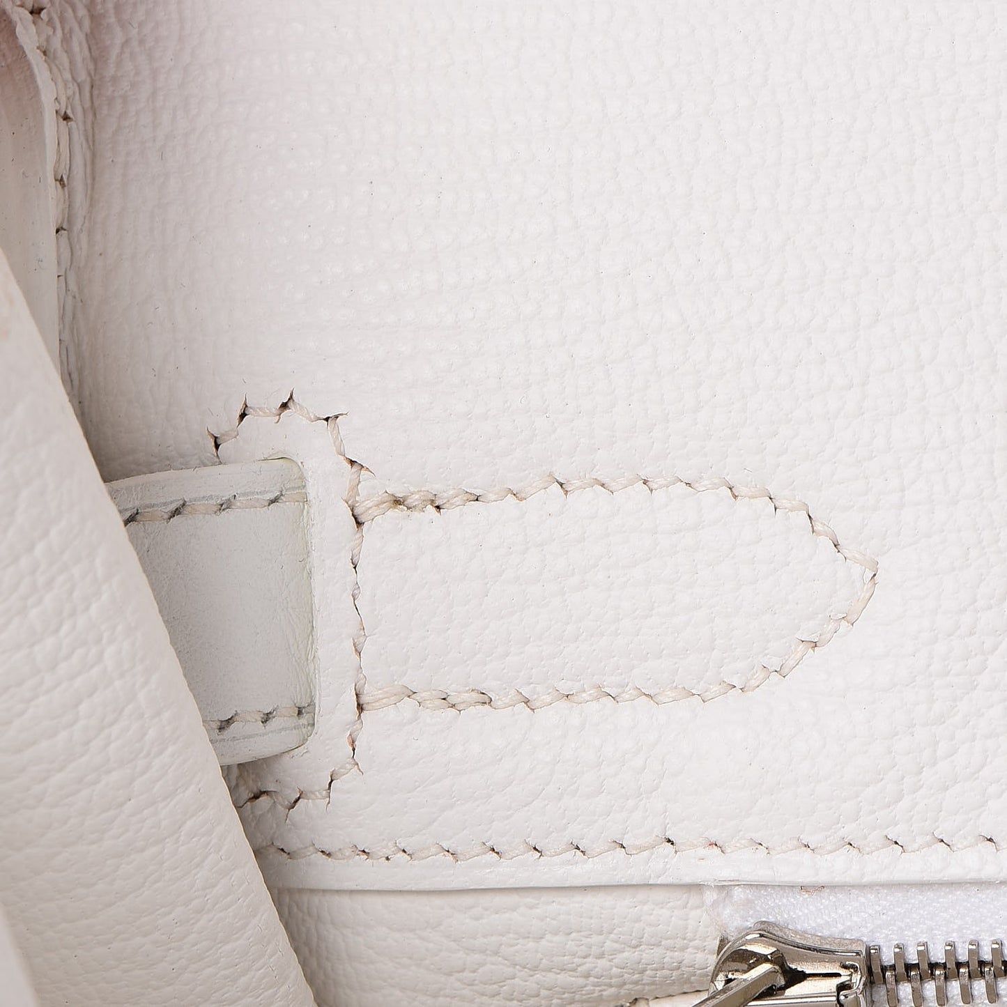 Taurillon Clemence Birkin 30 White