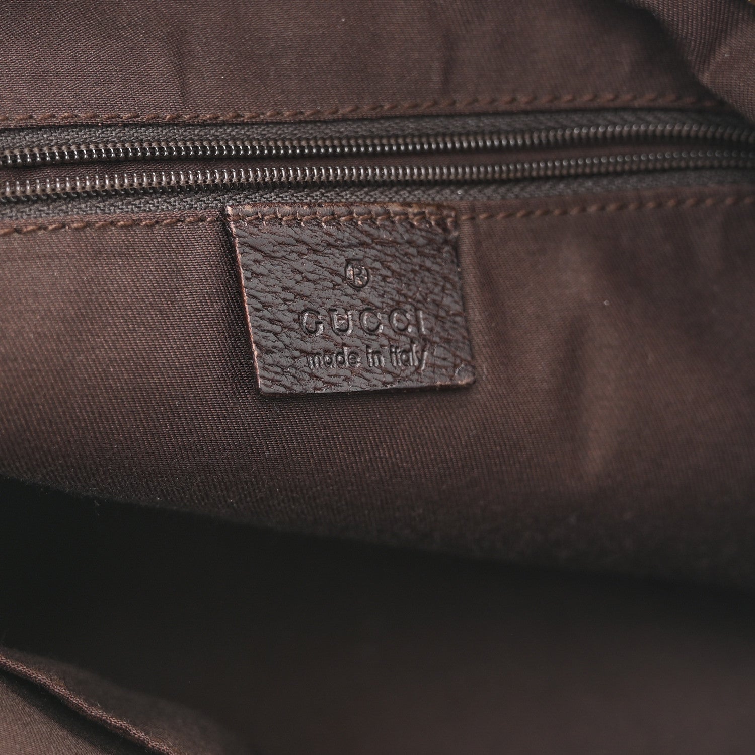 Gucci Monogram Abbey Messenger Bag Dark Brown 6 of 10
