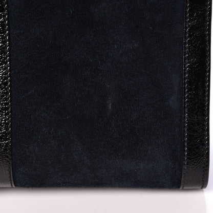 Gucci Suede Patent GG Web Medium Ophidia Top Handle Chain Blue Black 13 of 16
