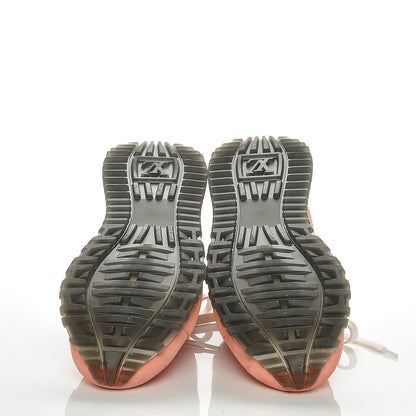 Louis Vuitton Nubuck Suede Run Away Sneakers 36.5 Pink 5 of 6