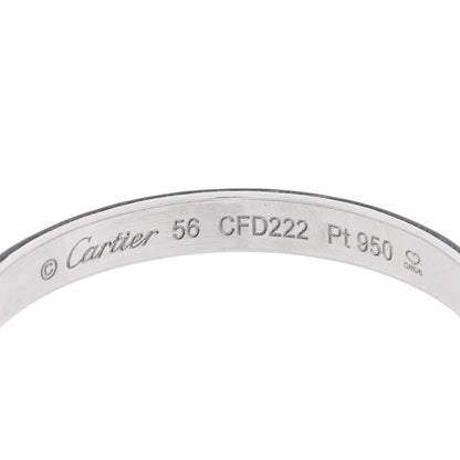 Cartier Platinum 2.5mm 1895 Wedding Band Ring 56 7.5 4 of 4