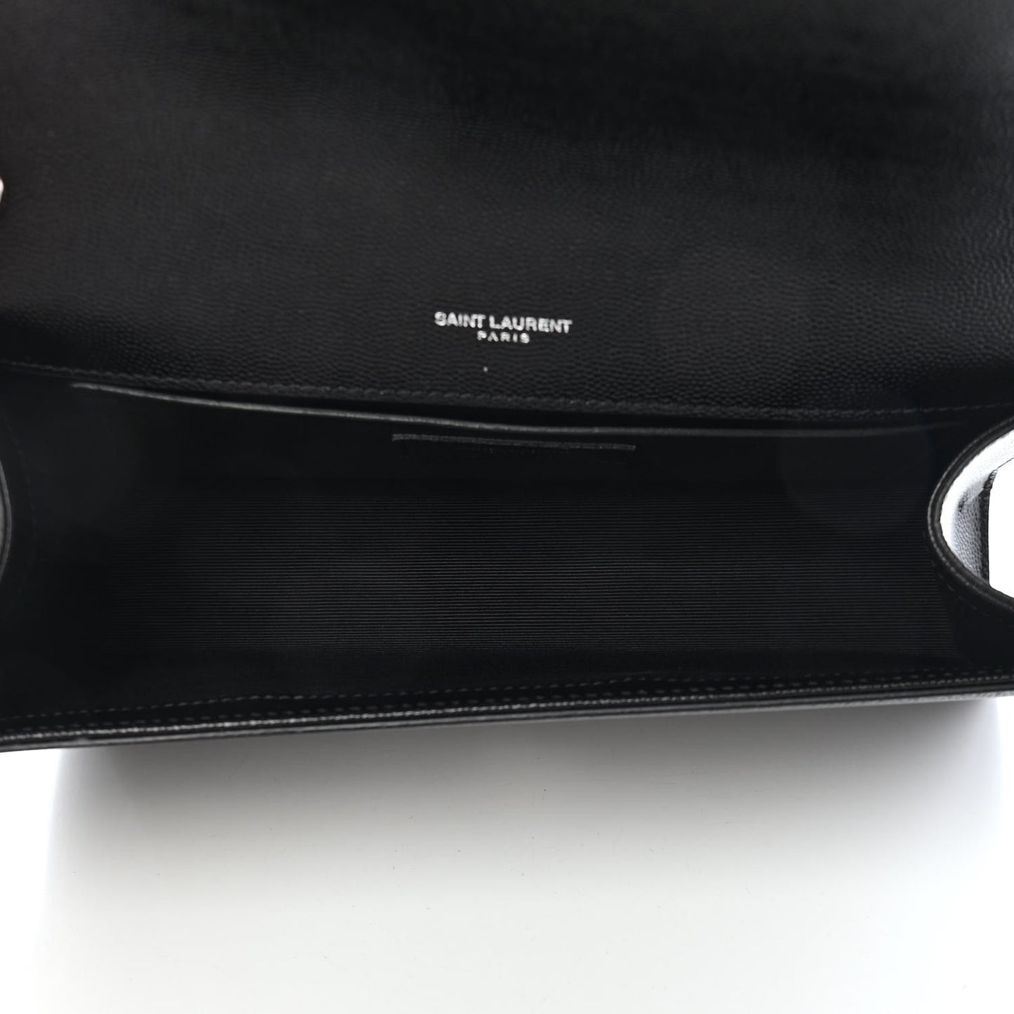 Grain De Poudre Medium Classic Monogram Kate Satchel Black
