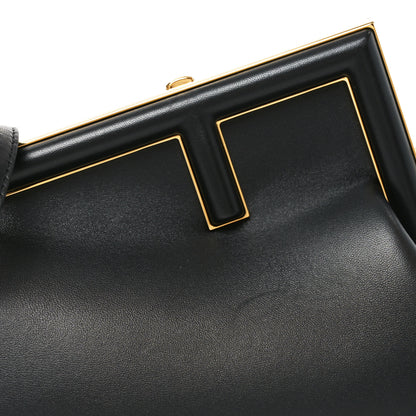 Fendi Shiny Nappa Small Fendi First Black 7 of 9