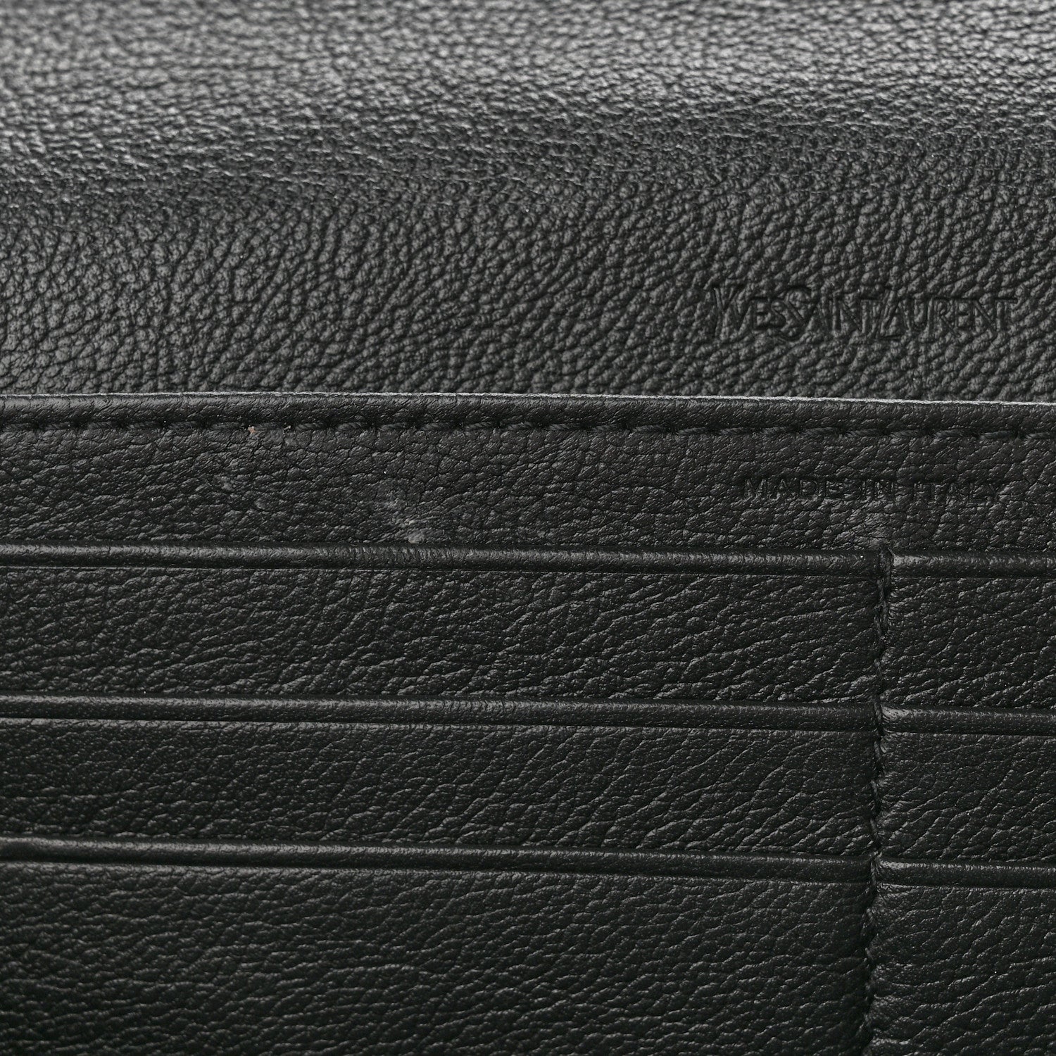Saint Laurent Chevre Belle De Jour Flap Wallet Black 8 of 13