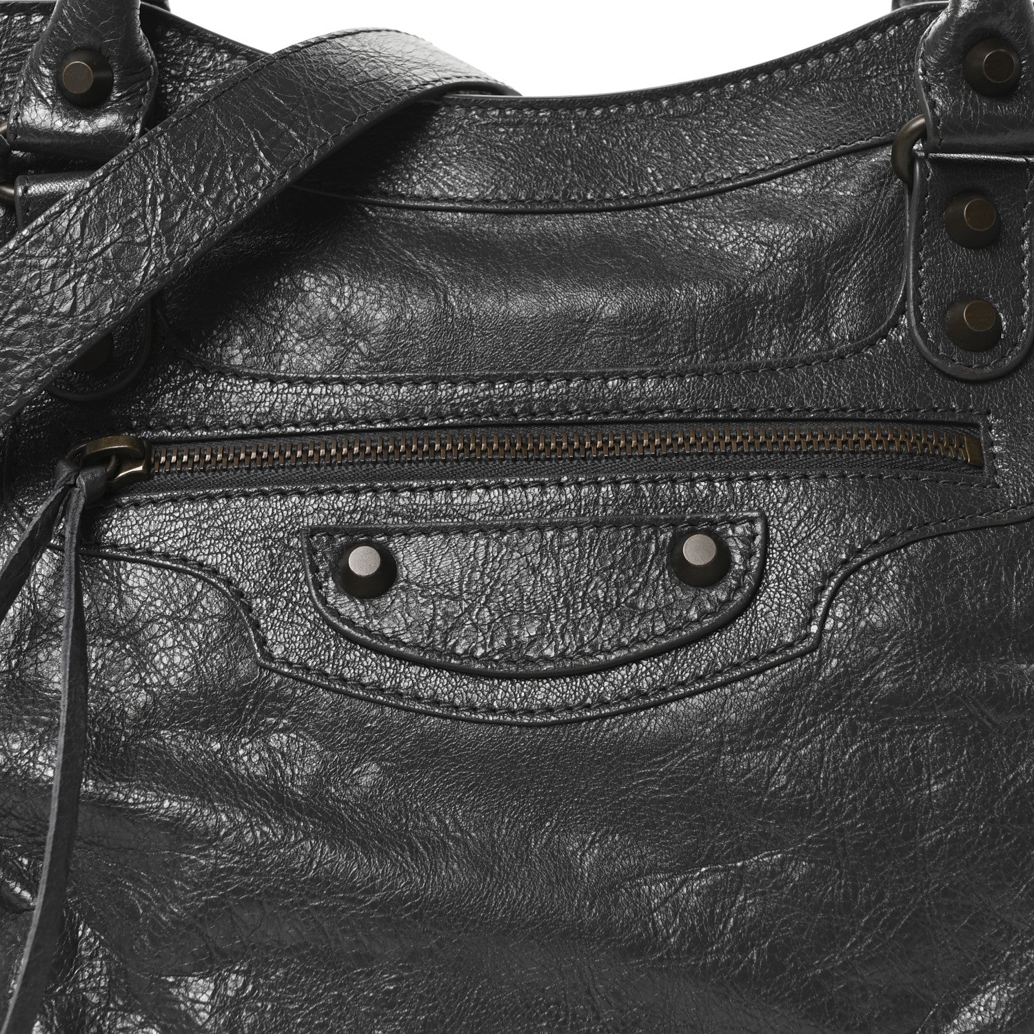 Balenciaga Agneau Classic Hardware City Gris Fossile 9 of 11