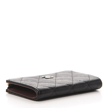 Chanel Caviar Quilted Zipped Key Holder Case Black 4 of 7