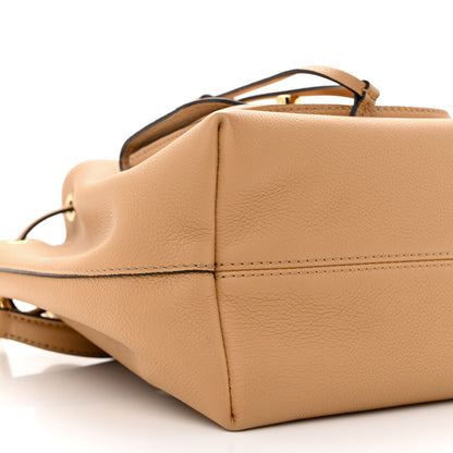 Louis Vuitton Calfskin Lockme Bucket MM Arizona Beige 8 of 10