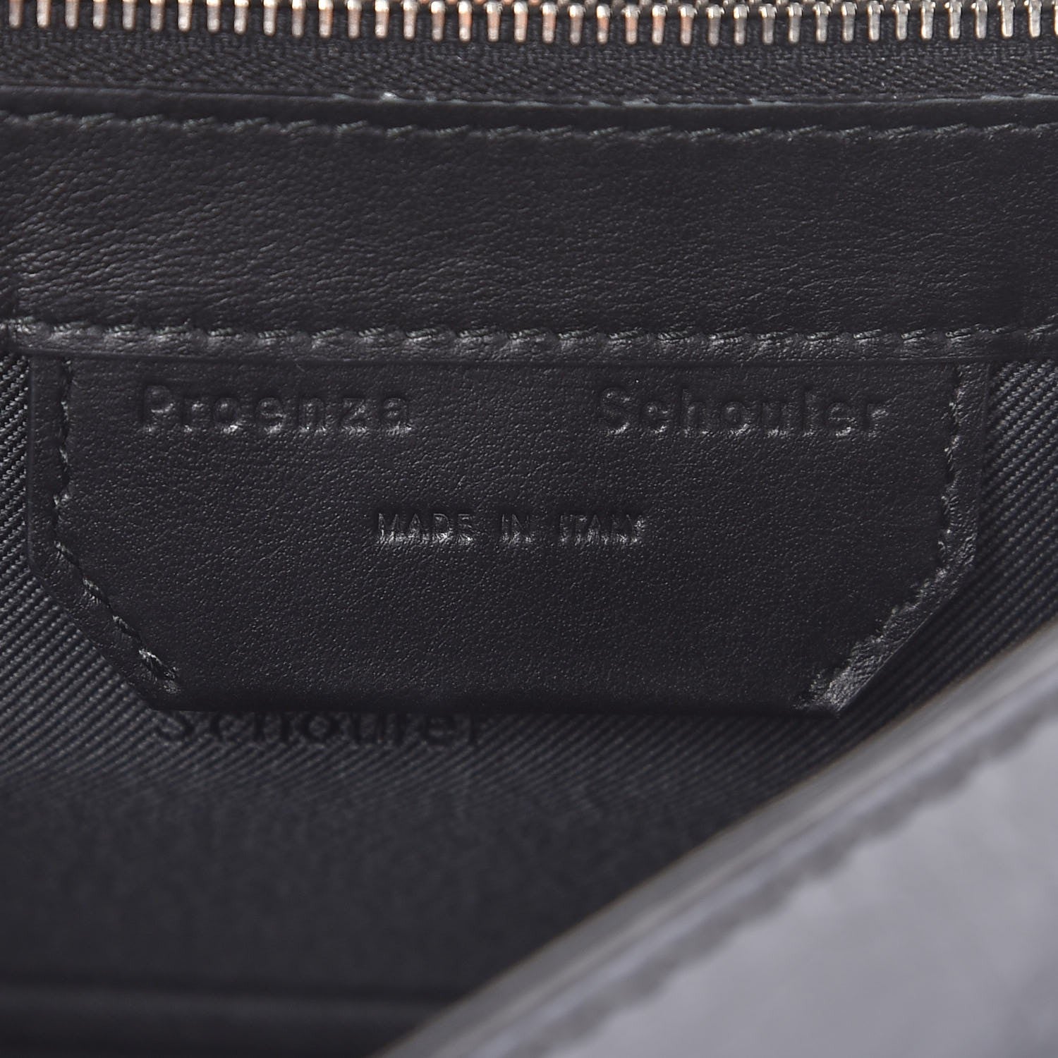 Proenza Schouler Paper Lambskin Tiny PS1 Plus Zip Satchel Dove Grey 6 of 7