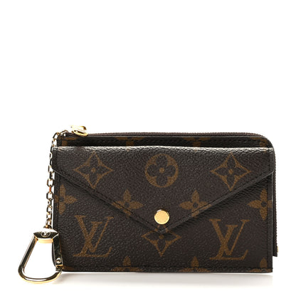 Louis Vuitton Monogram Recto Verso Card Holder Black 1 of 7