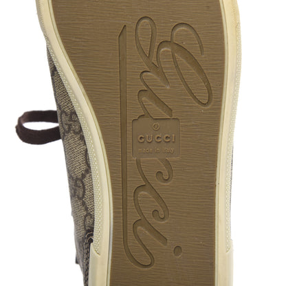 Gucci GG Supreme Monogram Low Top Sneakers 37 Brown 7 of 9