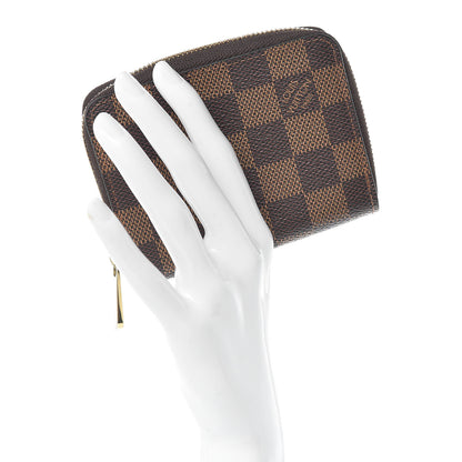 Louis Vuitton Damier Ebene Zippy Coin Purse 2 of 8